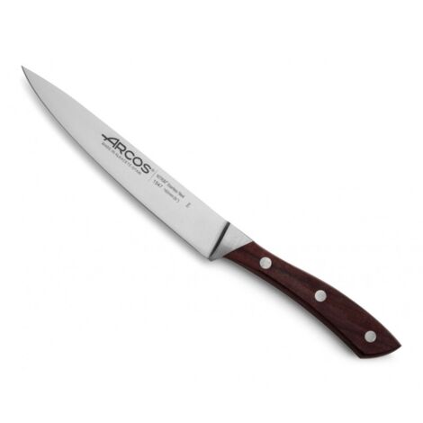 Cuchillo para Lenguado Arcos Natura 154710 Acero Nitrum, Mango Madera de Palisandro y 16.0 cm de Hoja en estuche