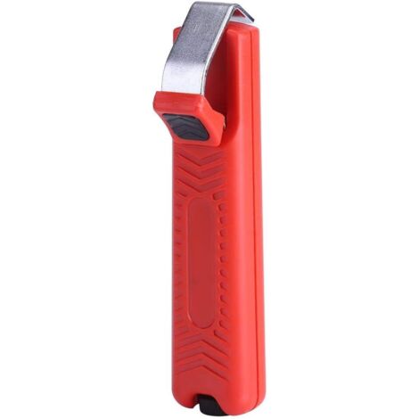 Cuchillo pelacables, pelacables, cortador de cables, herramienta de crimpado, para electricistas, cable de goma de PVC, cable de goma (8-28 mm)