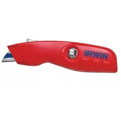 CUCHILLO TRAPEZOIDAL DE SEGURIDAD IRWIN CON HOJA RETRÁCTIL