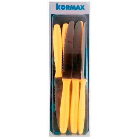 CUCHILLOS MESA 11 CM MANGO PLASTICO PACK 6