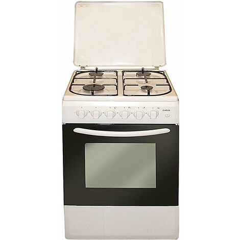 La Germania AMN965GBV Americana Kitchen cm. 90 white 5 gas burners - single gas  oven