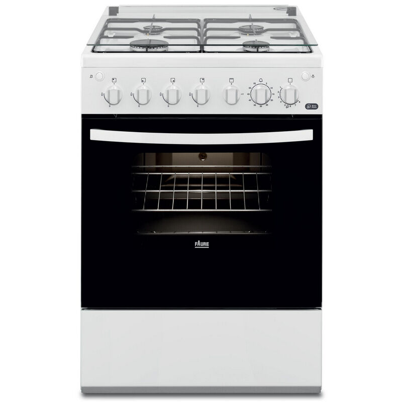 Faure - Cucina a gas 55l 4 fuochi bianco
