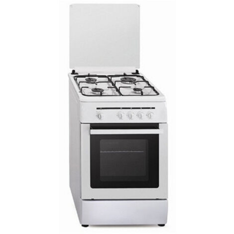 Cucina a Gas Vitrokitchen CB55BB      BUT Bianco 1800 W