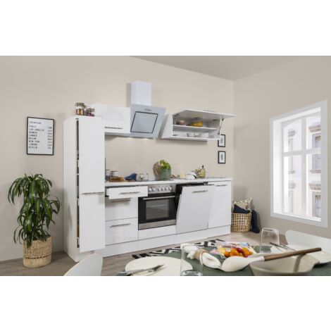 Cucina Blocco cucina Blocco cucina Amanda bianco 250 cm Respekta Premium