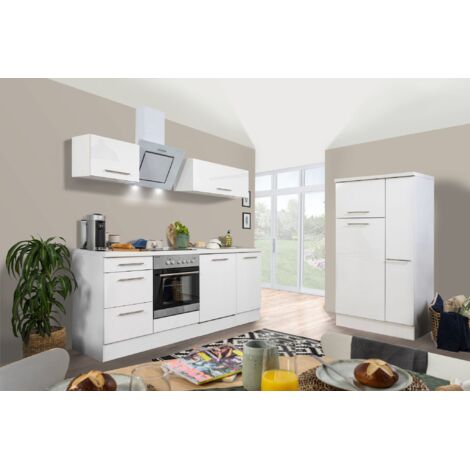 Cucina Blocco cucina Blocco cucina Amanda bianco 310 cm Respekta Premium