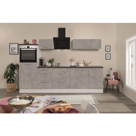 Cucina blocco cucina blocco cucina Amanda in cemento 280 cm Respecta Premium