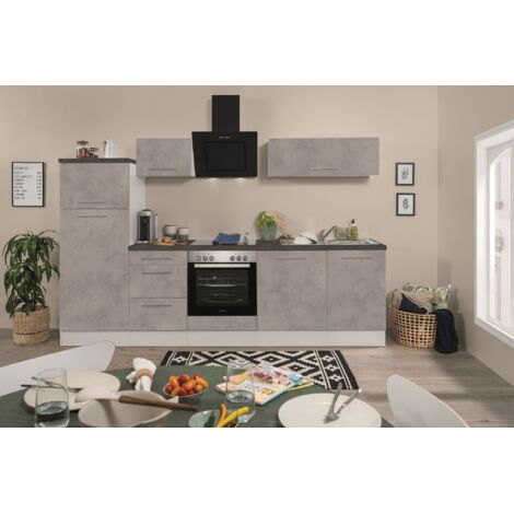 Cucina blocco cucina blocco cucina Amanda in cemento 280 cm Respecta Premium