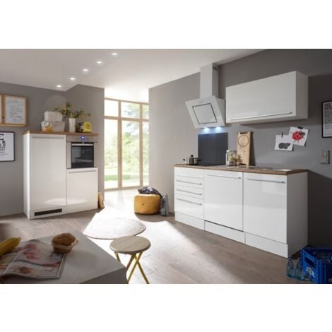Cucina blocco cucina blocco cucina componibile bianco Gabriel 290 cm Respecta Premium