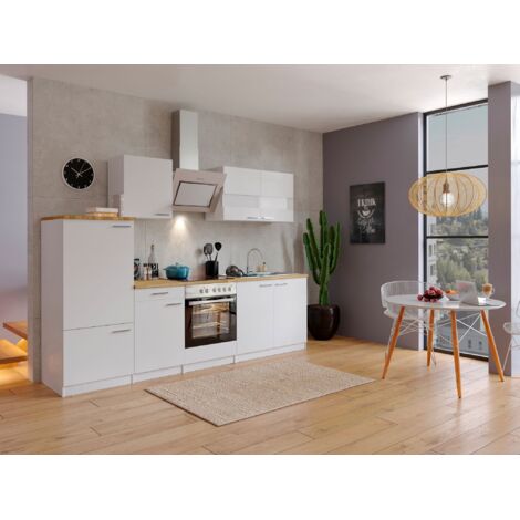 Cucina Blocco Cucina Blocco Cucina Cucina componibile Bianco Malia 270 cm Respecta