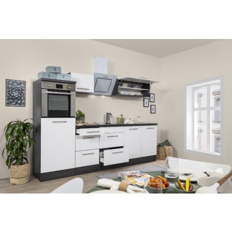 Cucina Blocco cucina blocco cucina rovere bianco Amanda 270 cm Respecta Premium