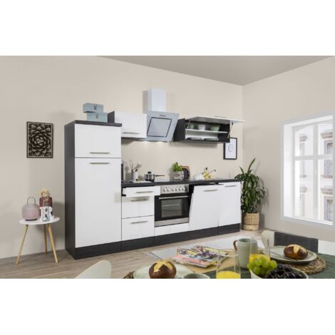 Cucina Blocco cucina blocco cucina rovere bianco Amanda 280 cm Respecta Premium