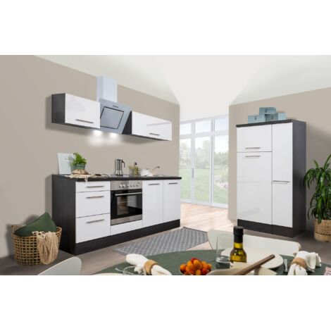 Cucina Blocco cucina blocco cucina rovere bianco Amanda 300 cm Respecta Premium