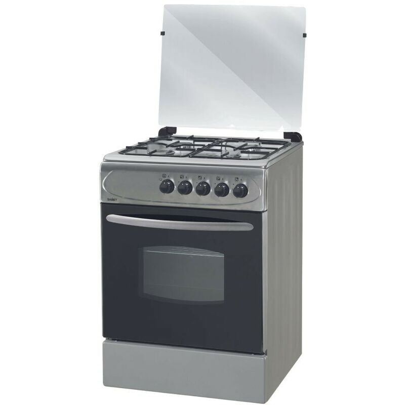 Image of Cucina con forno a gas e piano in inox - Samet Ares