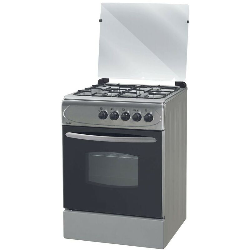Image of Samet - Cucina con forno a gas e piano in inox Ares