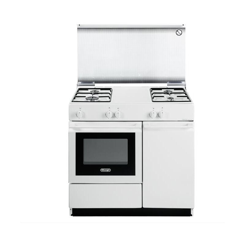 De'Longhi SGW854N. Tipo di prodotto: Cucina, Colore del prodotto: Bianco, Tipo di controllo: Manopola. Tipo di piano cottura: Gas, Numero totale di