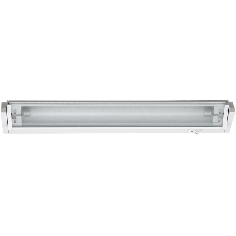 Image of Rabalux - Cucina lampada Facile vetro metallo leggero l bianco: 8.5 cm b: 34,7cm h: 3cm con interruttore