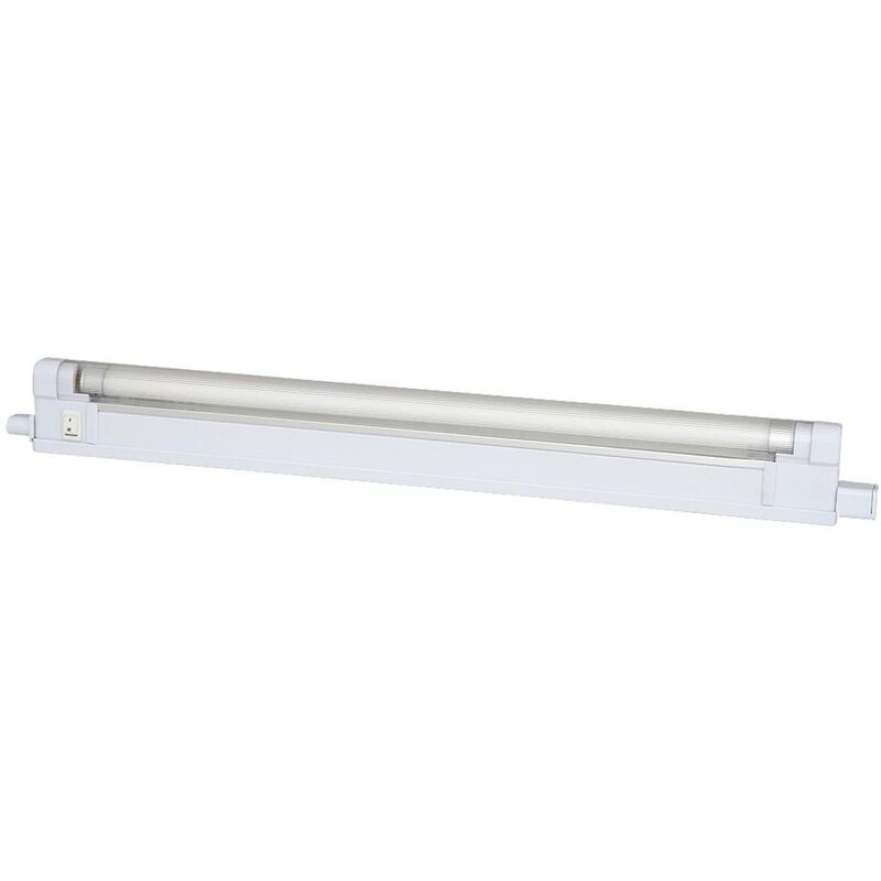 Image of Cucina lampada sottile plastica plastica l bianco: 4.5cm w: 40cm h: 2cm con interruttori, collegabile, cavo di collegamento, 12pcs max.