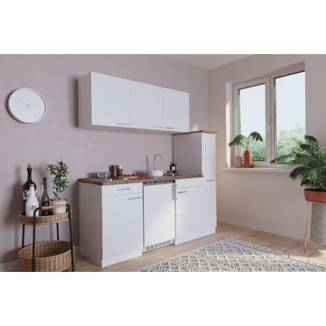 Cucina Minicucina Cucina singola Blocco cucina Blocco cucina bianco Luis 180 cm Respecta