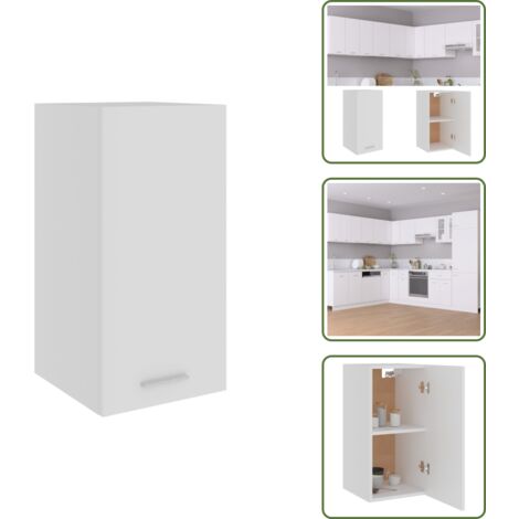 Cucina moderna - vidaXL Mobile Pensile “Lyon” Bianco 29,5x31x60 cm - Cucina scandinavo