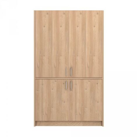 Cucina monoblocco Fold Evolution struttura e ante a libro rovere