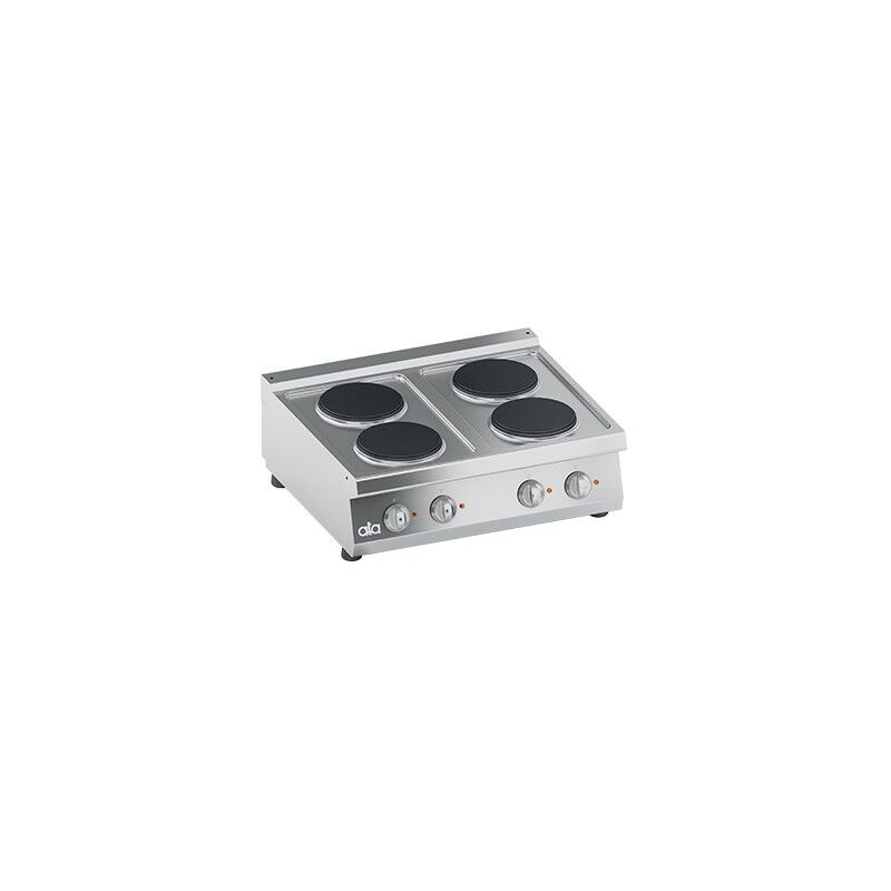 Cucina piano cottura elettrico banco 4 piastre cm