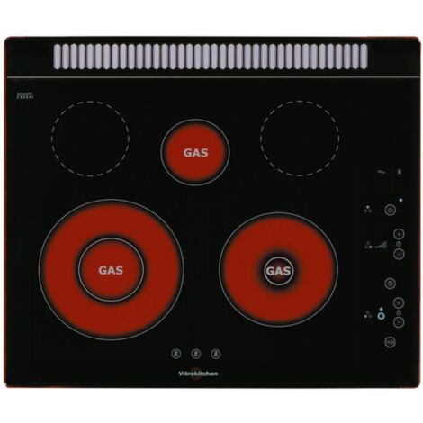 Cucina vitrokitchen 201tgba 5300W 5 fuochi