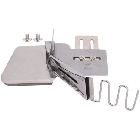 Cucitrice a 4 pieghe, aggraffatrice piatta, aggraffatrice, aggraffatrice a doppio cilindro elastico per macchina da cucire industriale, accessori (36 mm)