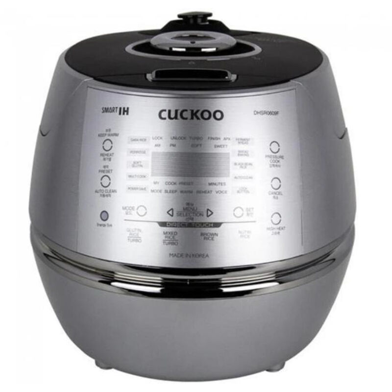 CUCKOO CRP-DHSR0609F Cuiseur &agrave; riz Argent avec &eacute;cran 1090 W