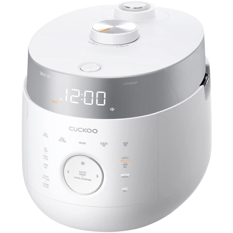 Reiskocher und Dampfgarer mit 16 Programmen, Induktion, druckloser Modus, de-Funktion, offenes Kochen, Timer, Innentopf de antihaftbeschichteter