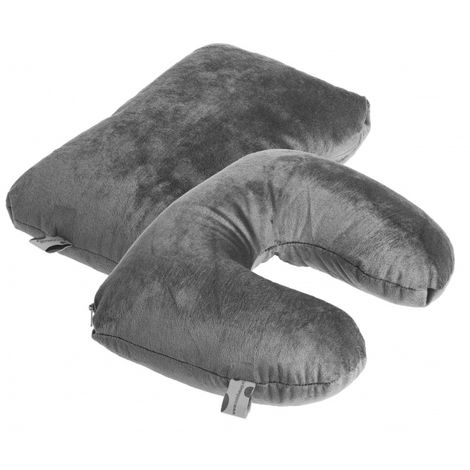 Cuddle Bug Oreiller de Voyage et Relaxation Noir 30 cm