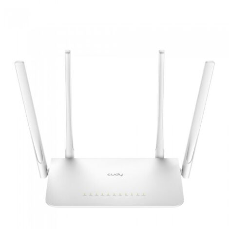 CUDY WR1300 Router WiFi Dual Band AC1200 Gigabit Ethernet Bianco 4 Antenne