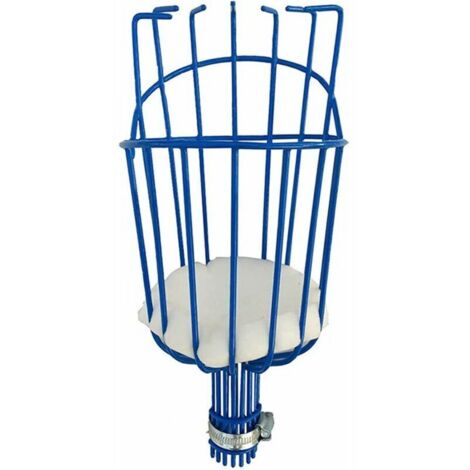Cueille Fruit avec Manche Telescopique, Cueilleur De Fruits avec Manche, Cueillette Fruit avec Coussin Moelleux, Outils De Jardinage Cueilleur Pomme Cerise Mirabelle Orange (cueille-Bleu)