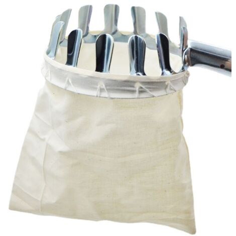 Cueille-fruit métallique portable – Pour verger et jardin – Haute portée