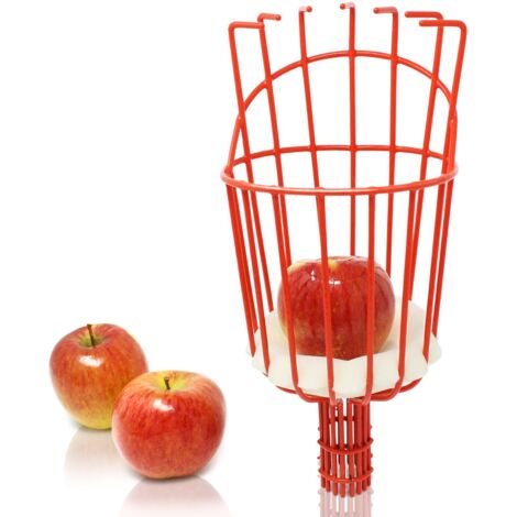Cueille  – Panier de cueillette Pratique pour la récolte des Fruits et Compatible avec Le sécateur d'arbres télescopique (Partie supérieure Seulement)