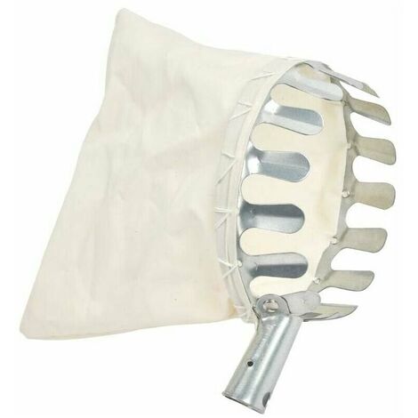 Cueilleur de Fruits - Filet de Fruits, Sac de cueillette de Fruits Aide à la récolte Panier de cueillette de Fruits - 16cm Argent -