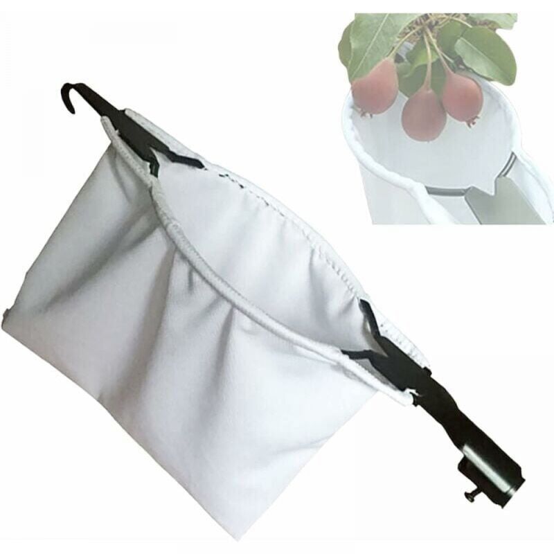 Cueilleur de Fruits Léger Pratique Durable Portable Poire Pêche avec Sac Collecteur Récolte Ferme Jardin Outil Attrapeur Verger Acier