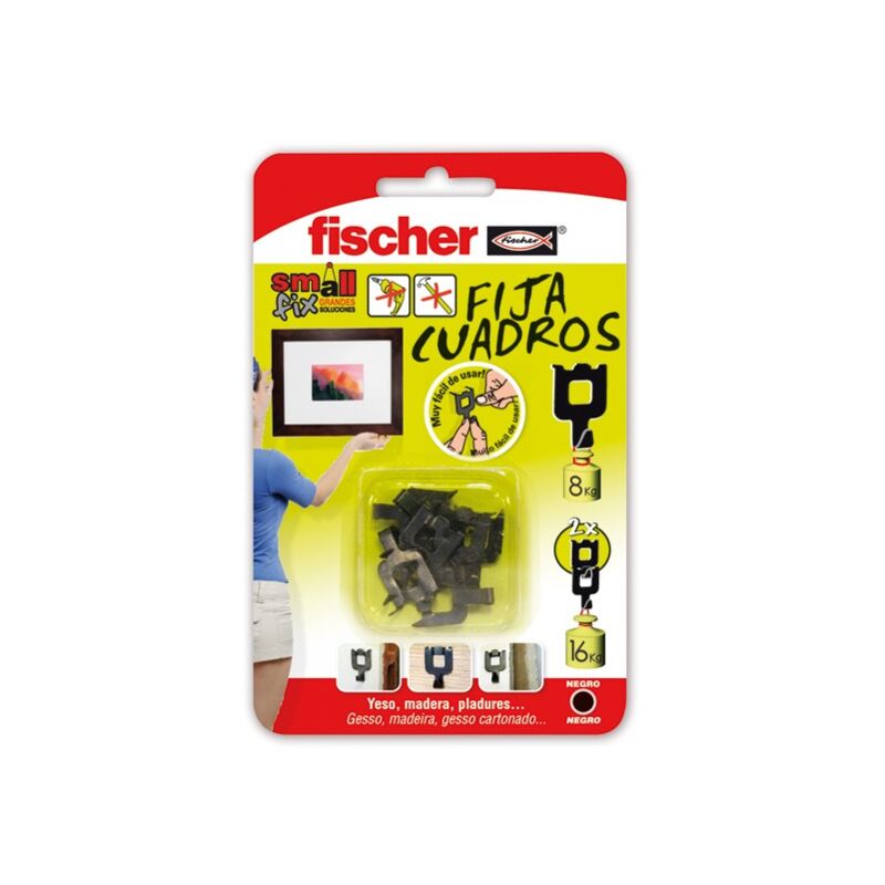 

Cuelgacuadro sin clavos 8 pzs
