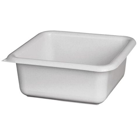 Cuenca Cuadrada Gris Moteada 6.5l
