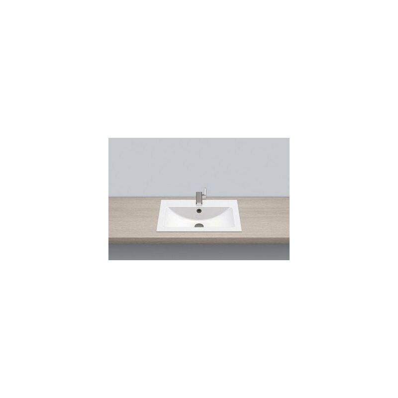

Cuenca empotrada EB.R585H, rectangular W: 585mm H: 143mm D: 405mm, 2202000000, blanco - 2202000000 - Alape