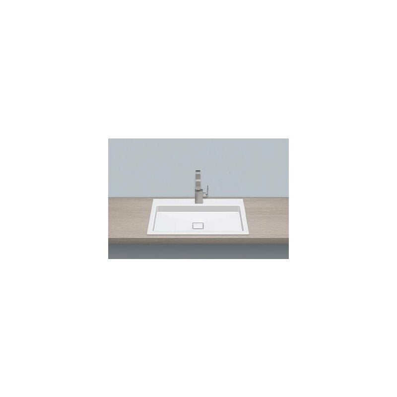 

Cuenca empotrada EB.RE700H.2, rectangular W: 700mm H: 90mm D: 460mm, 2208000000, blanco - 2208000000 - Alape