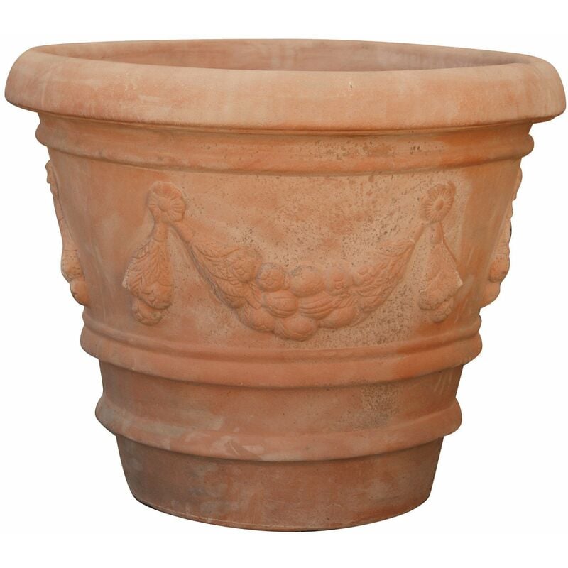 

Biscottini - Cuenca lisa envejecida de terracota toscana diam. 70 x60 cm