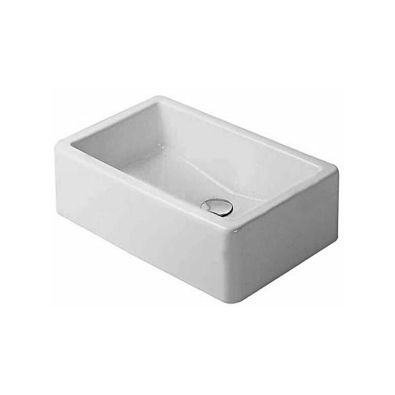 

Lavabo montado en la parte superior del Duravit Vero 60cm, blanco, sin desbordamiento, color: Blanco - 0455600000