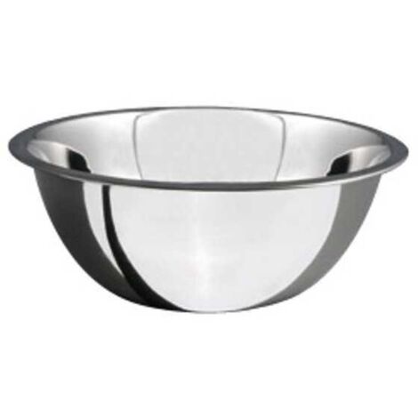 Cuenco de acero 18/C redondo profundo de 24 cm Salvi