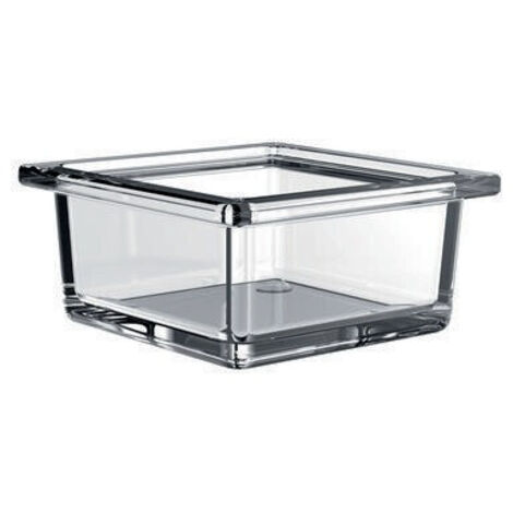 Cuenco de cristal de emco liaison cuadrado para barandilla,
