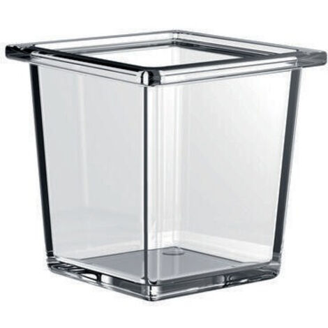 Cuenco de cristal de emco liaison cuadrado para barandilla,