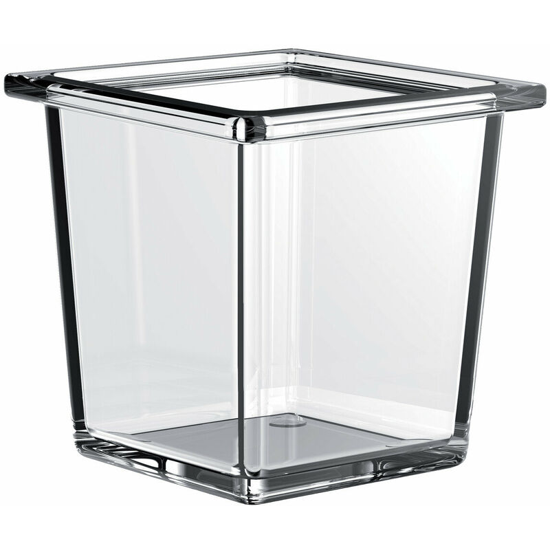 

Cuenco de cristal de enlace Emco cuadrado para barandilla, cristal transparente, profundo - 186600002