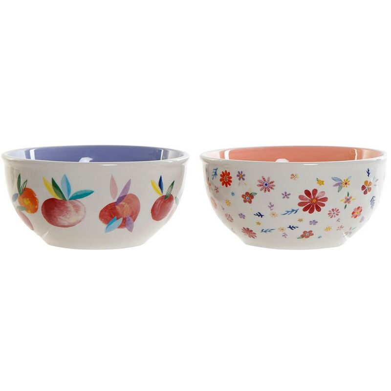 

Cuenco DKD Home Decor Shabby Chic Dolomita (600 ml) (14 x 14 x 7 cm) (2 pcs)