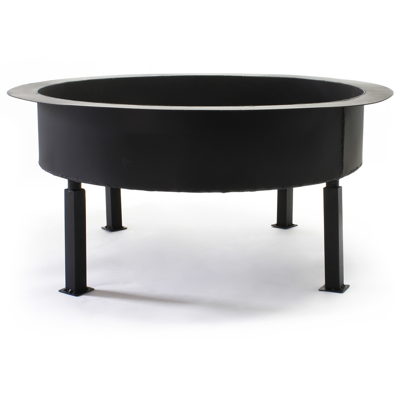 Hierro Fundido Exterior Pozo de Fuego Cuenco Redondo Patio Fire Grande 57 CM
