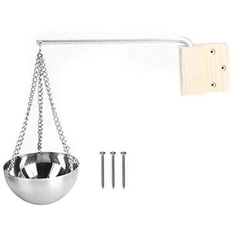 Cuenco para hierbas de sauna de 12 cm de largo, cuenco de acero para sauna, cuenco aromático para sauna, taza, cuenco para aceites esenciales, accesorios para salas de sauna