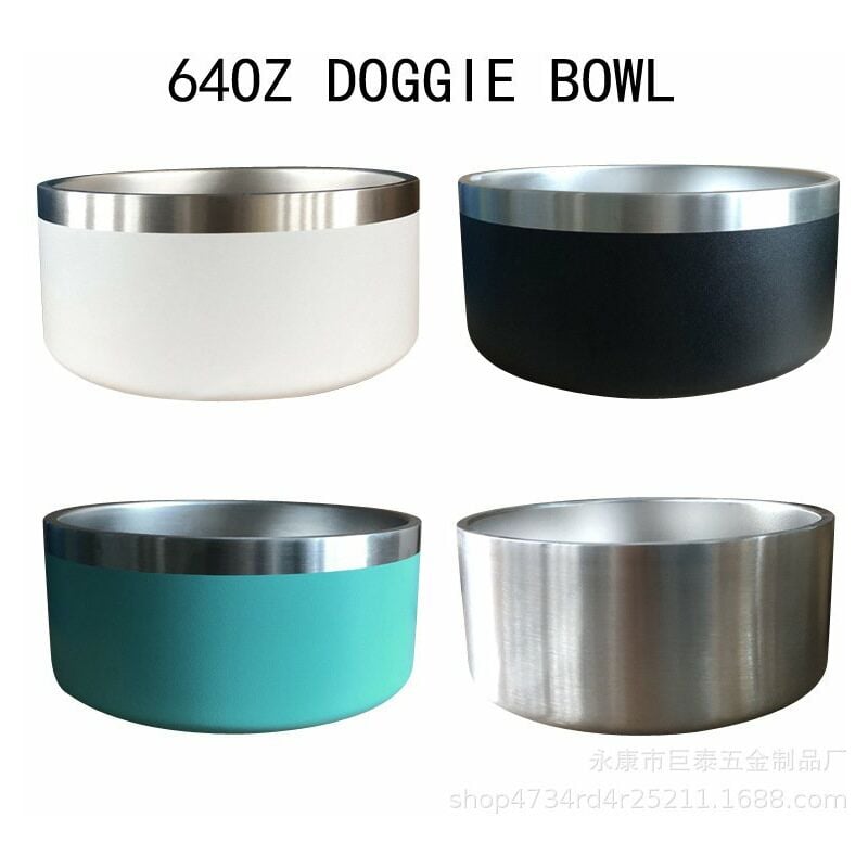 

Cuenco para perros, cuenco para perros de acero inoxidable de doble capa,rojo
